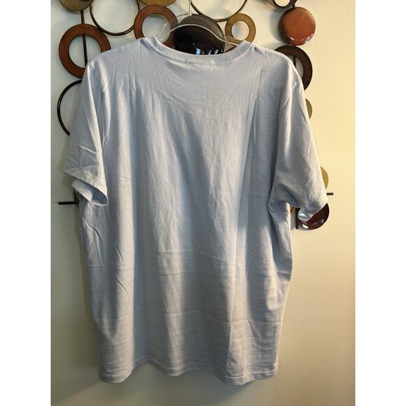 The North Face Women's Plus Pink Half Dome Short Sleeve Light Blue Tee Size XL - Picture 2 of 3